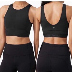 lululemon final mile crop tank size 8